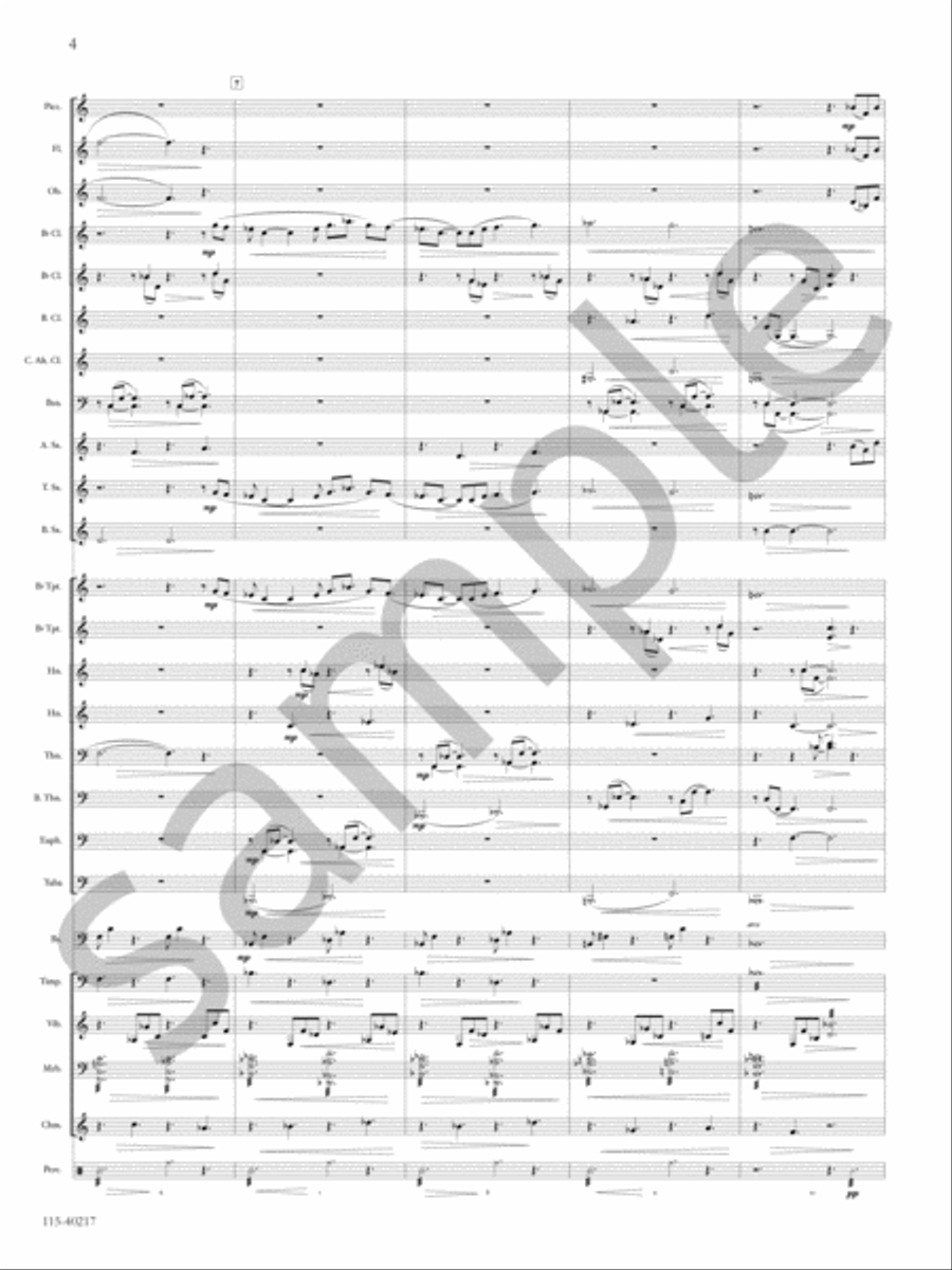 Barcarolle Concert Band scores gallery preview page 5