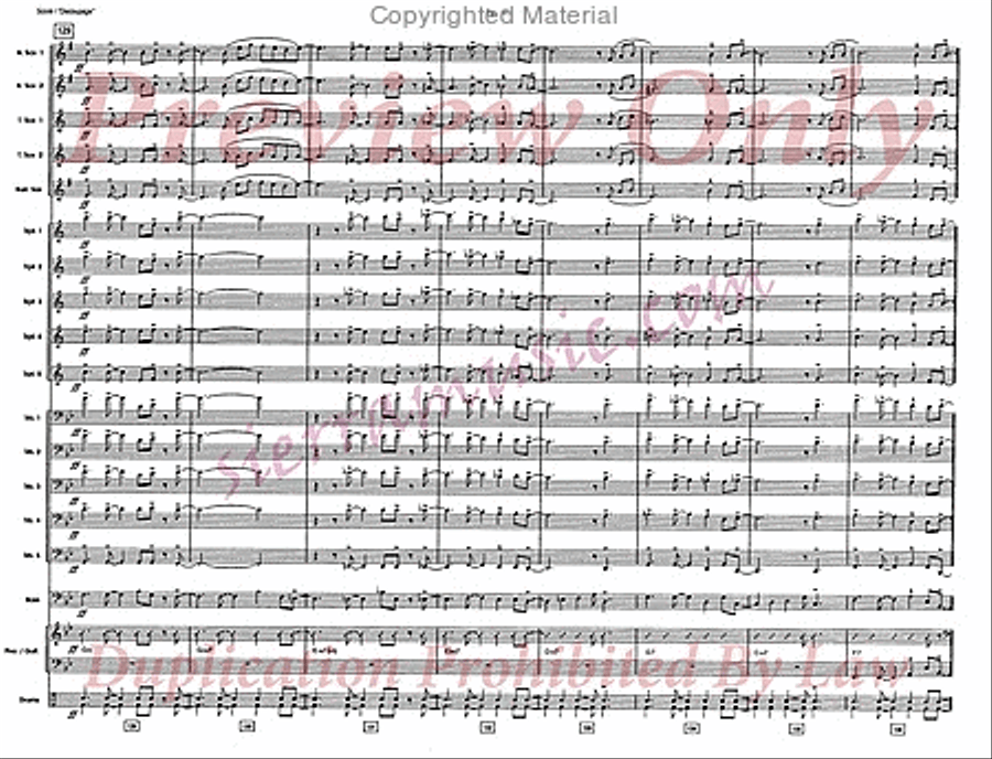 Decoupage Jazz Ensemble scores gallery preview page 18
