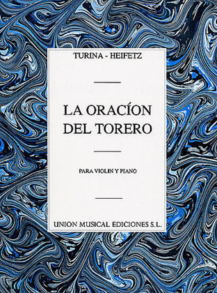 Book cover for Turina/Heifetz: La Oracion Del Torero