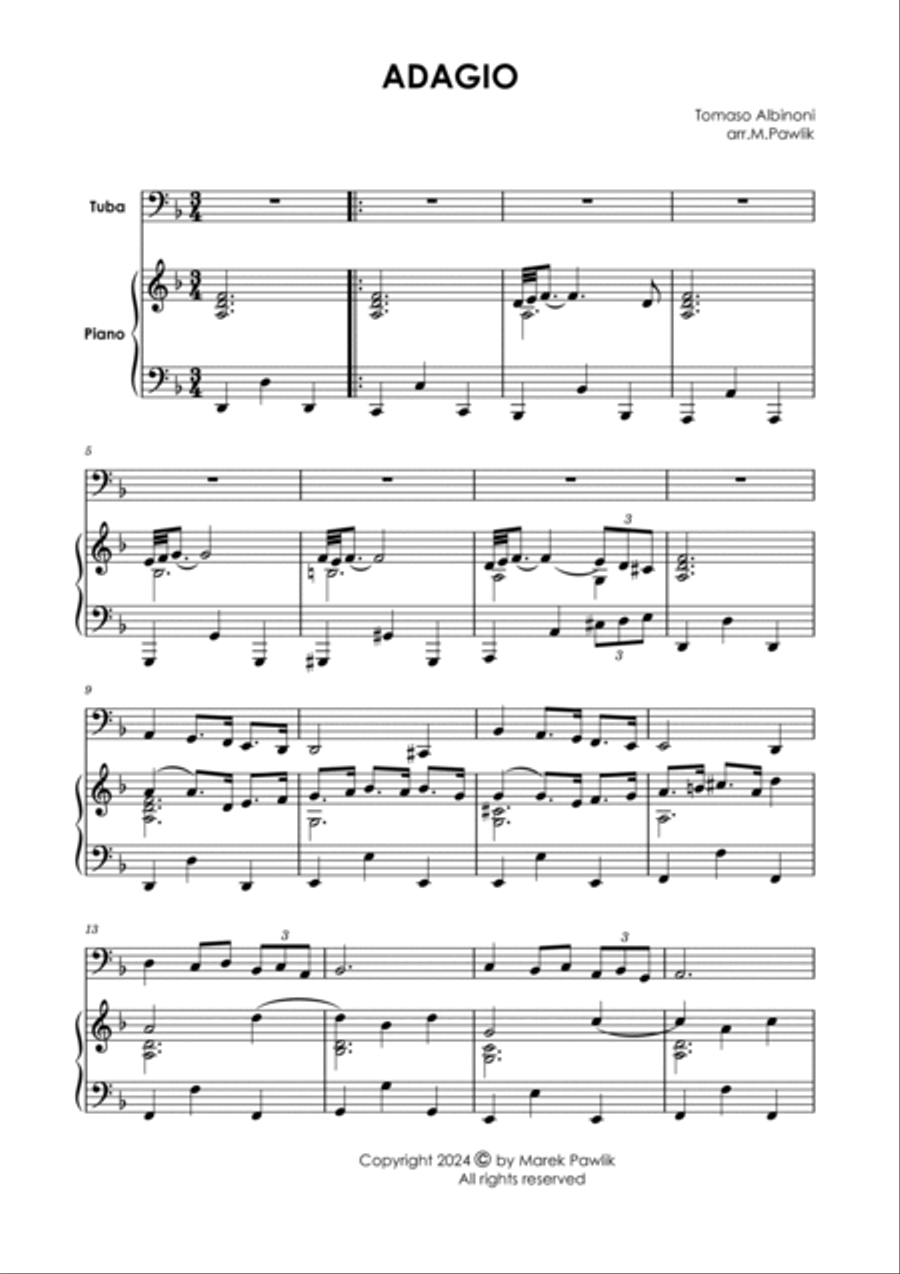 Adagio Tuba scores gallery preview page 2