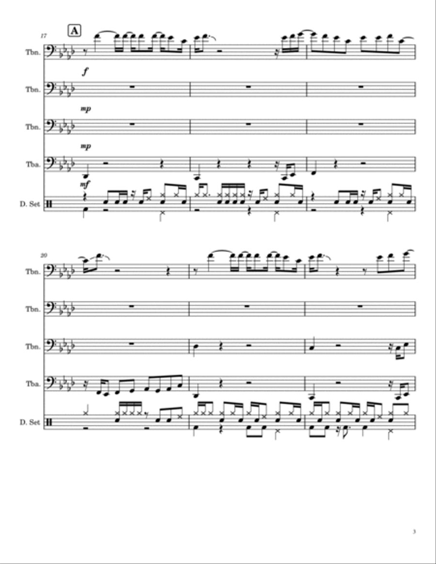 Finesse Finesse Brass Ensemble scores gallery preview page 3