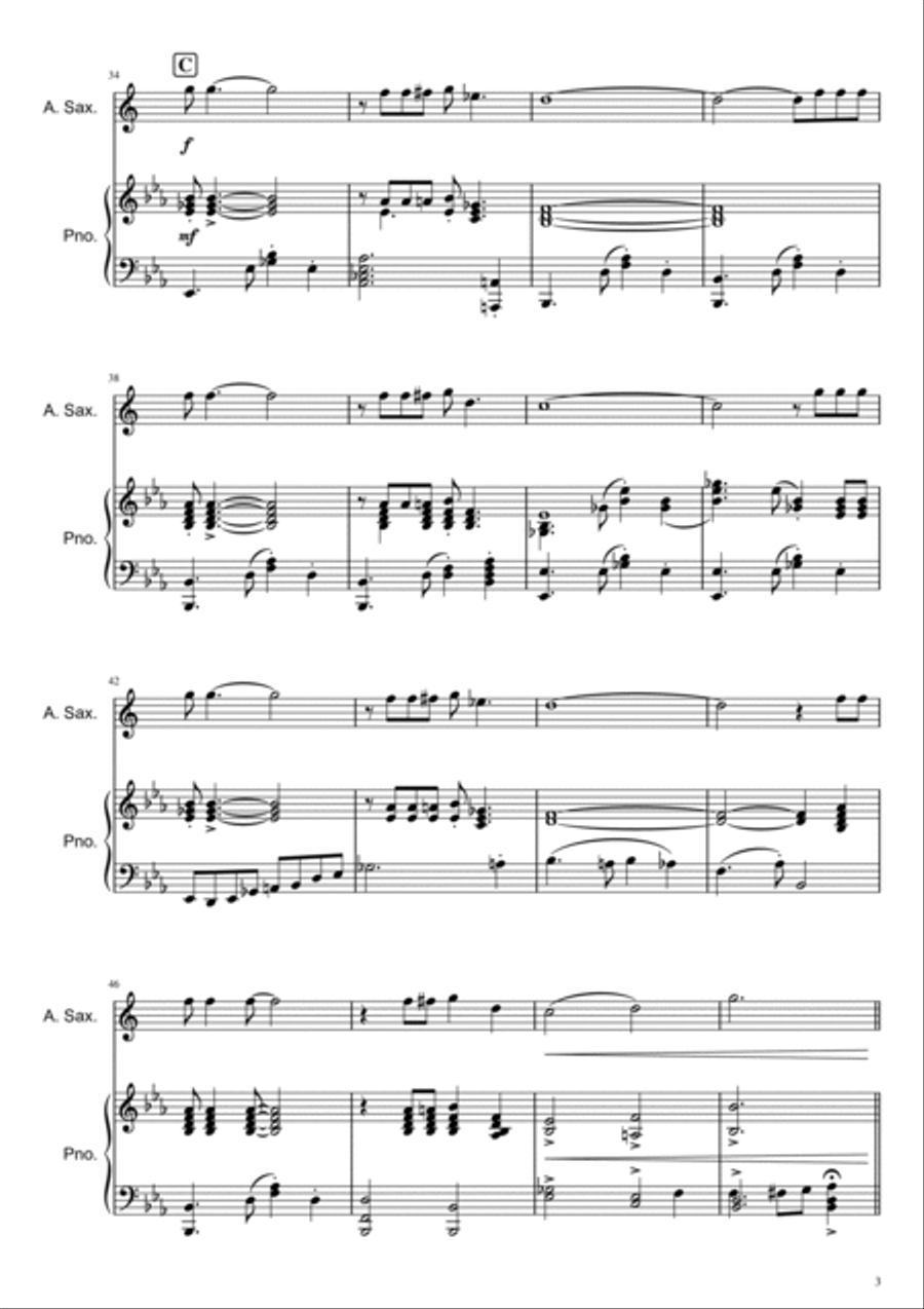 St. Louis Blues - Alto Saxophone St. Louis Blues - Alto Saxophone Alto Saxophone scores gallery preview page 3