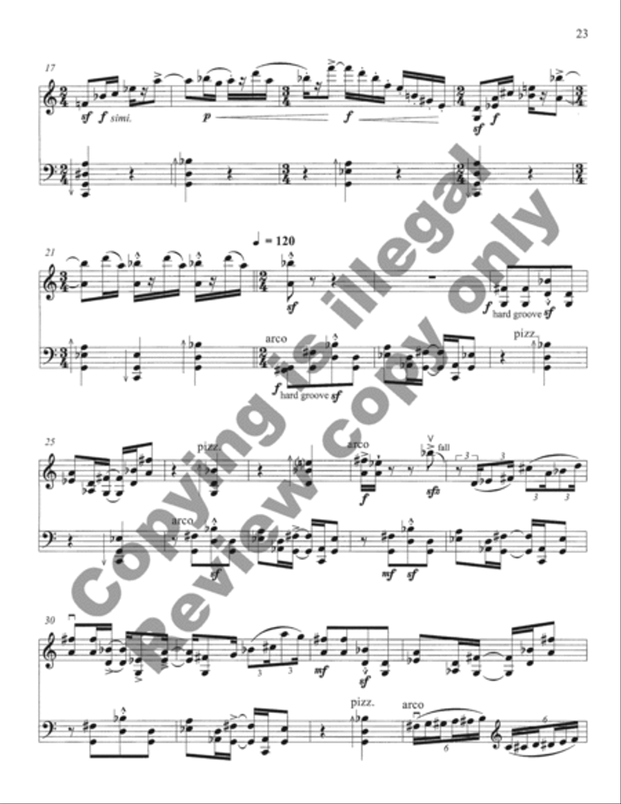 Duo for Violin and Cello Duo for Violin and Cello String Duet scores gallery preview page 13