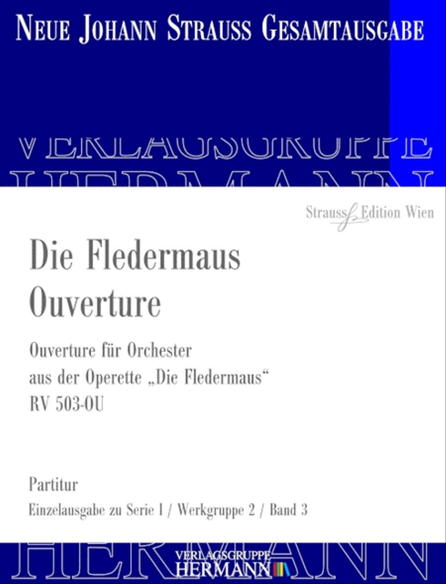Die Fledermaus - Ouverture RV 503-OU Orchestra scores gallery preview page 1