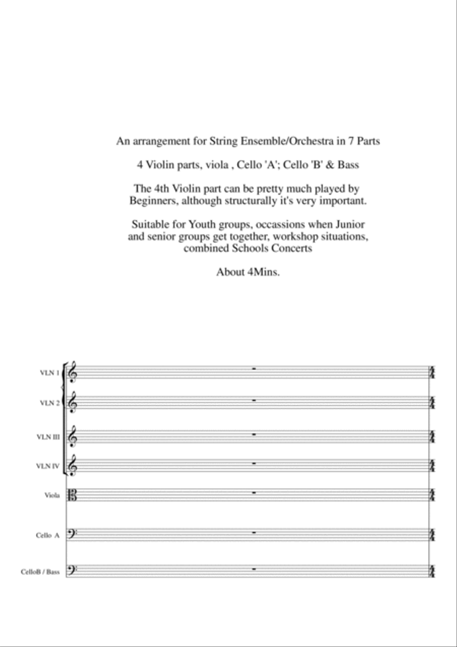 Mamma Mia String Orchestra scores gallery preview page 2