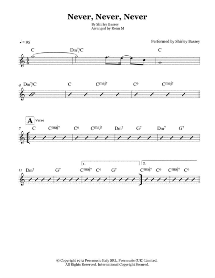 Never Never Never Never Never Never Small Ensemble scores gallery preview page 2