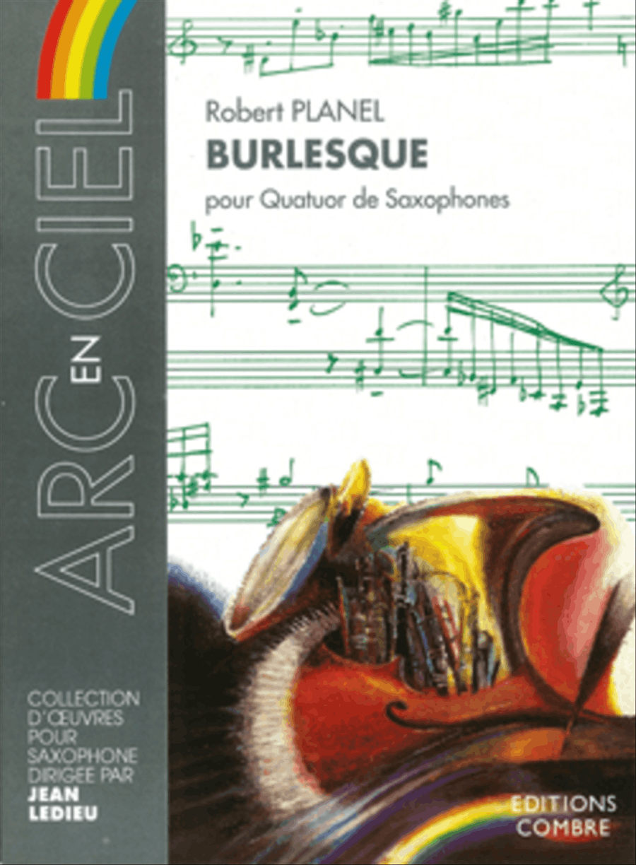 Burlesque Saxophone Quartet scores gallery preview page 1