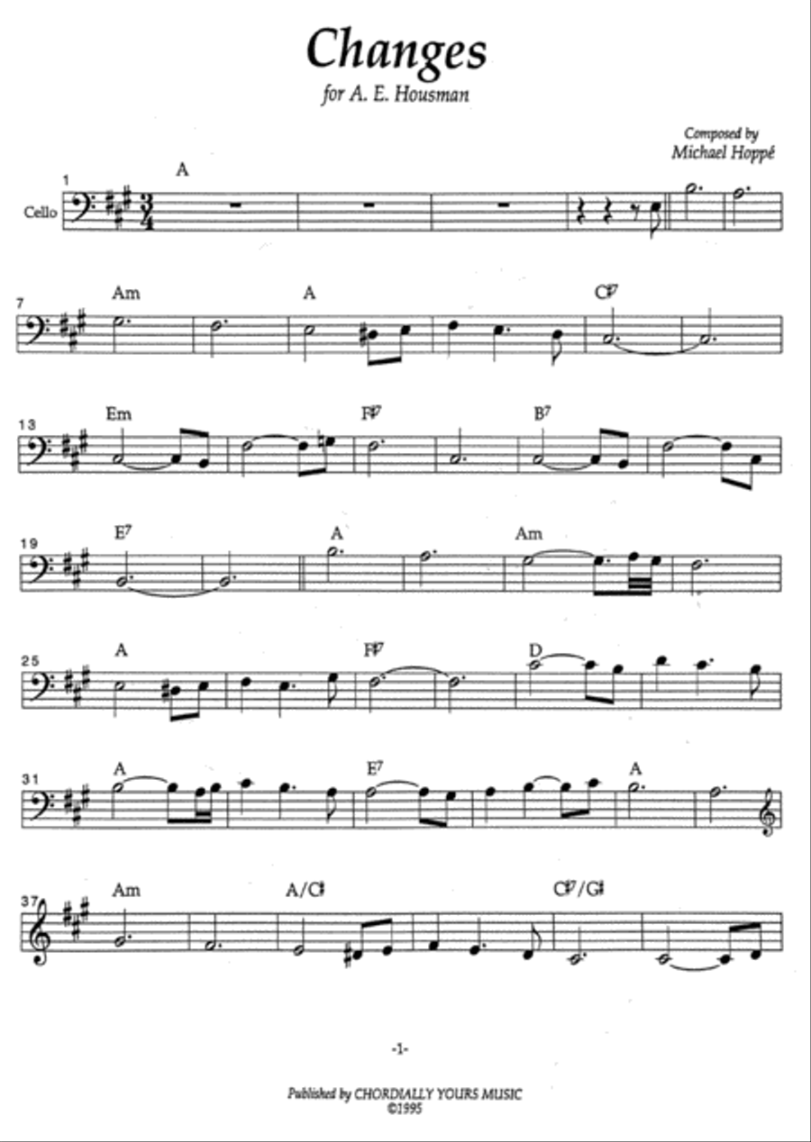 Changes Small Ensemble scores gallery preview page 1