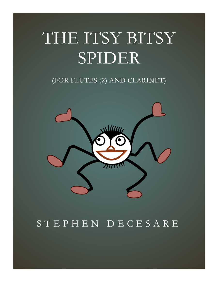The Itsy Bitsy Spider (Duet for Flute and Bb-Clarinet) Woodwind Duet scores gallery preview page 1