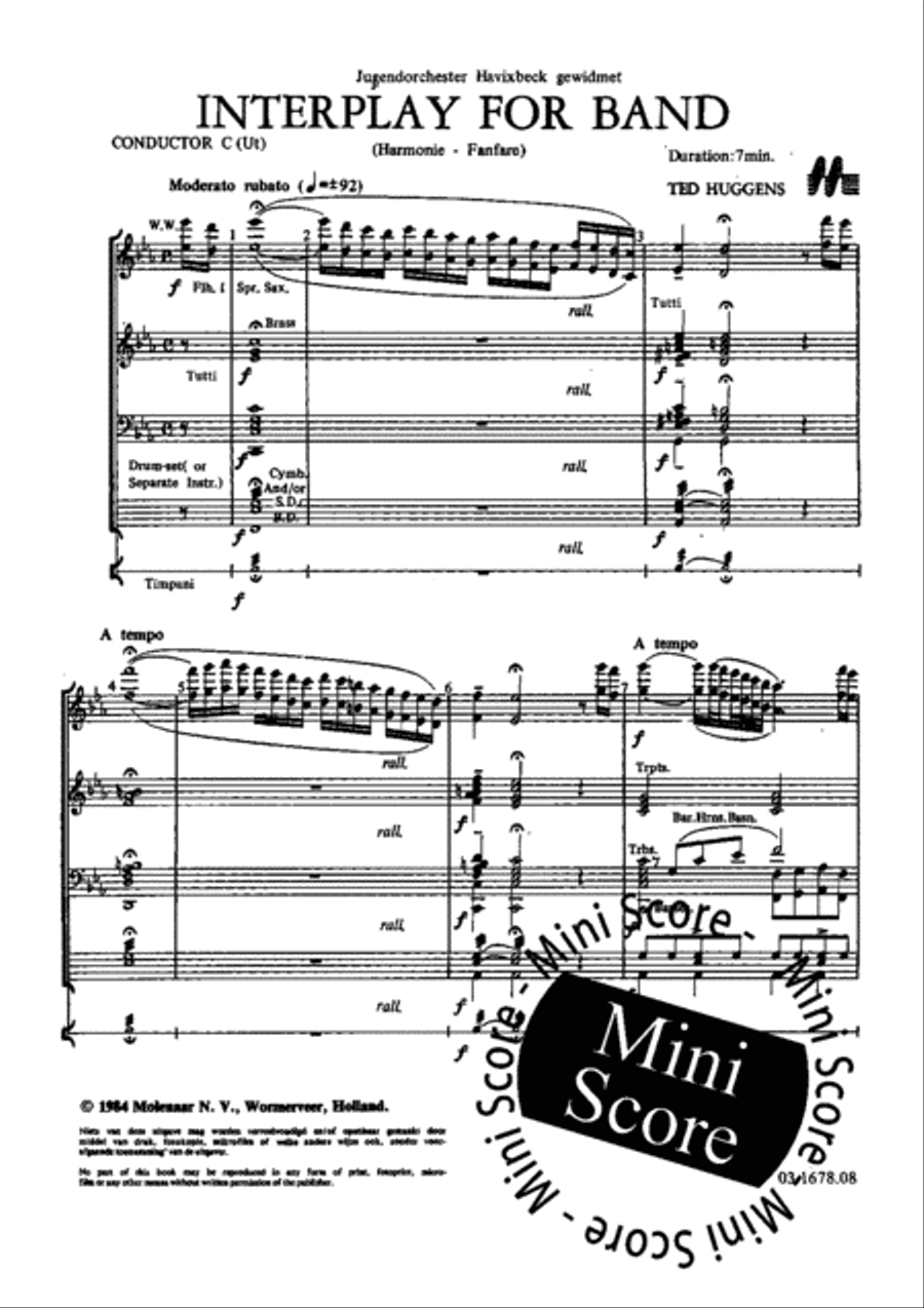 Interplay For Band Concert Band scores gallery preview page 5