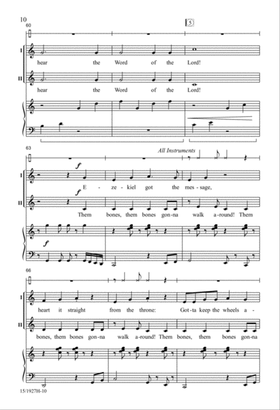 Ezekiel! 2-Part scores gallery preview page 9