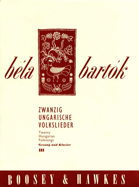 20 Hungarian Folksongs - Volume III