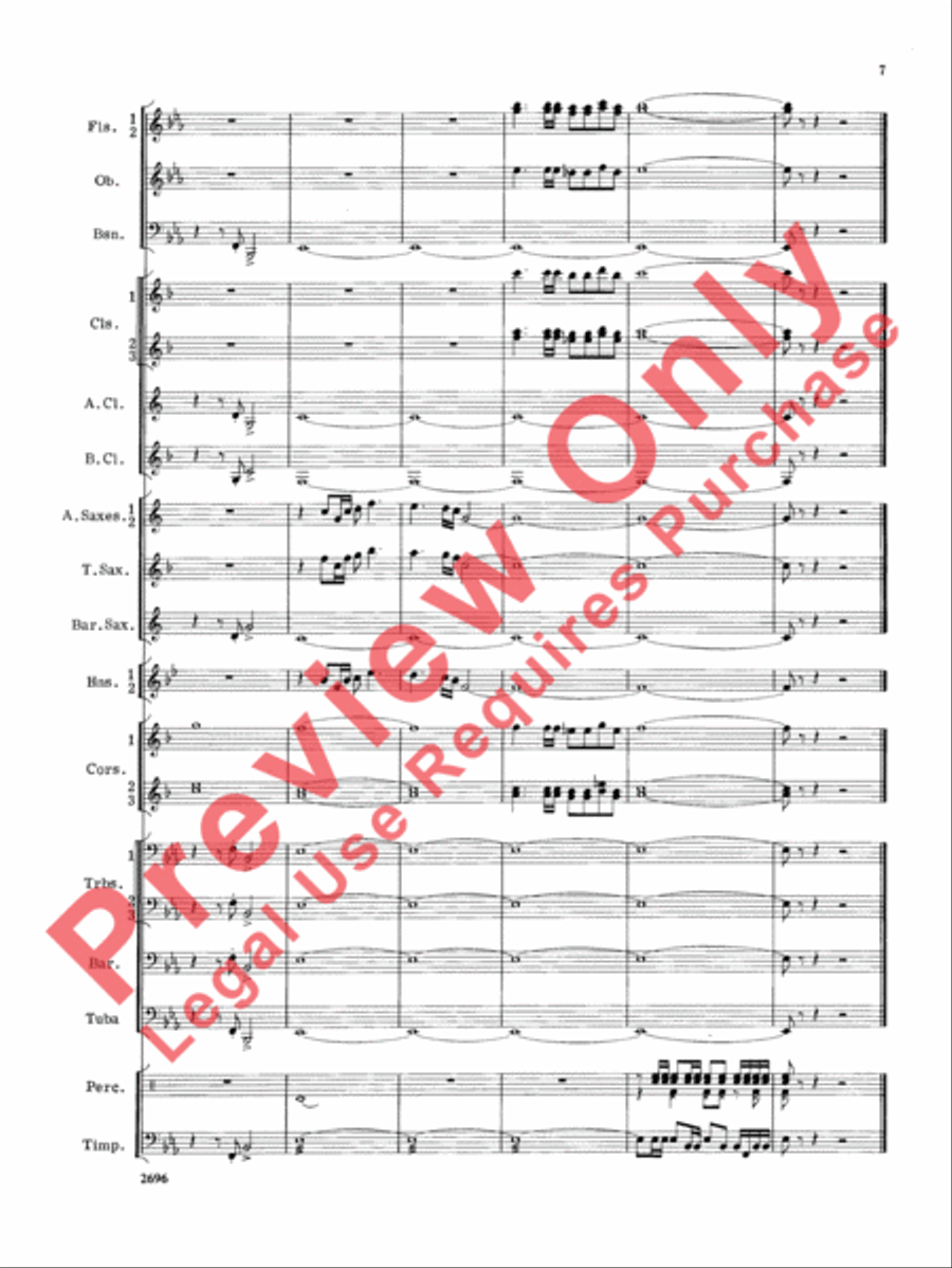 Hudson River Suite Hudson River Suite Concert Band scores gallery preview page 8