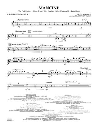 Mancini! - Eb Baritone Saxophone