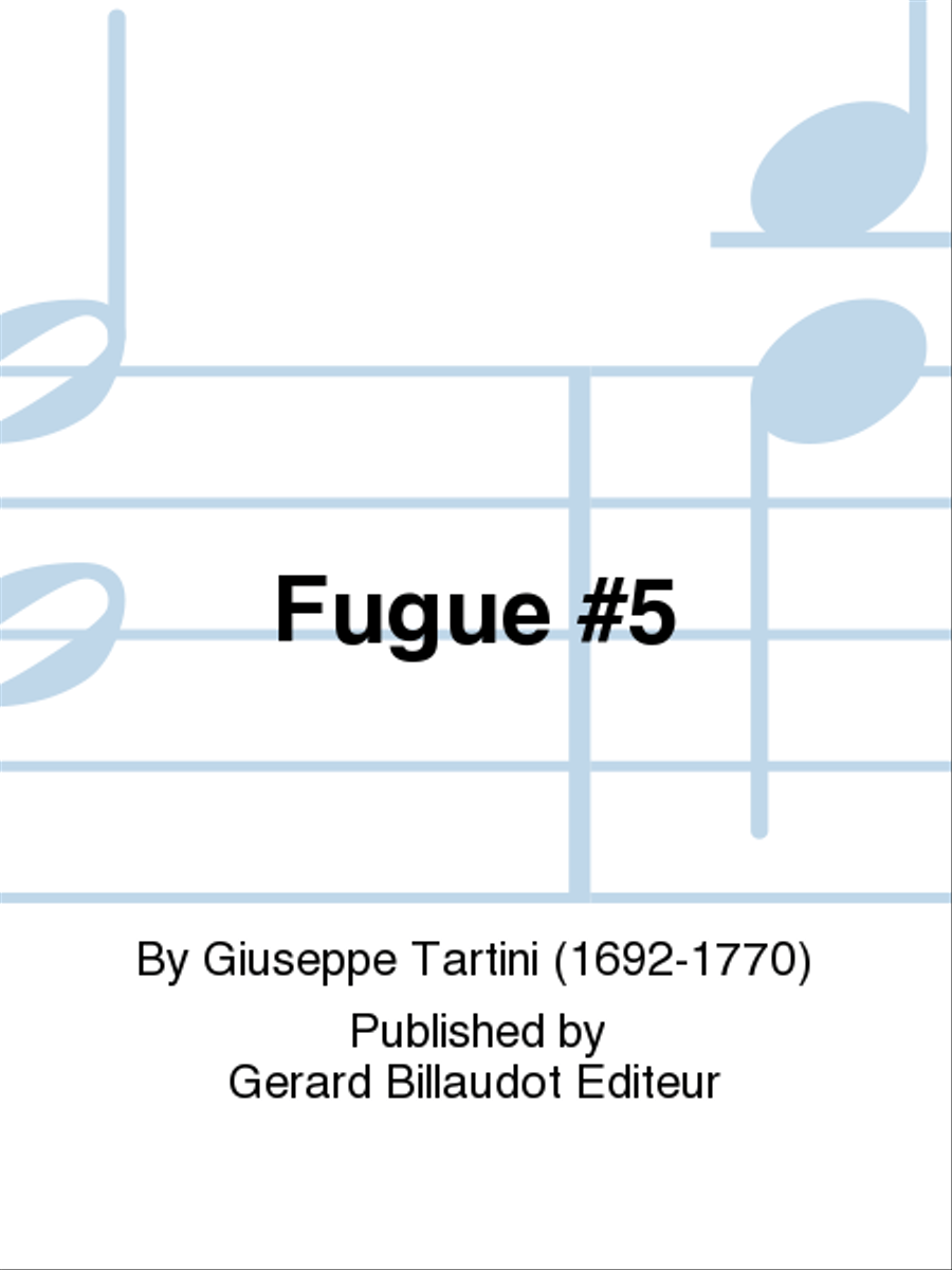 Fugue No. 5 Violin Solo scores gallery preview page 1