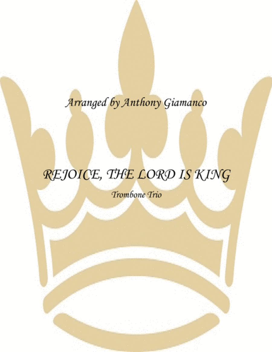 Rejoice, the Lord Is King (Trombone Trio) image number null