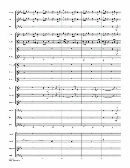 Singin' in the Rain (arr. Michael Brown) - Conductor Score (Full Score)