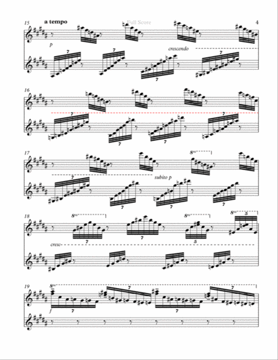 Toccata Opus 42 Toccata Opus 42 Piano Solo scores gallery preview page 5