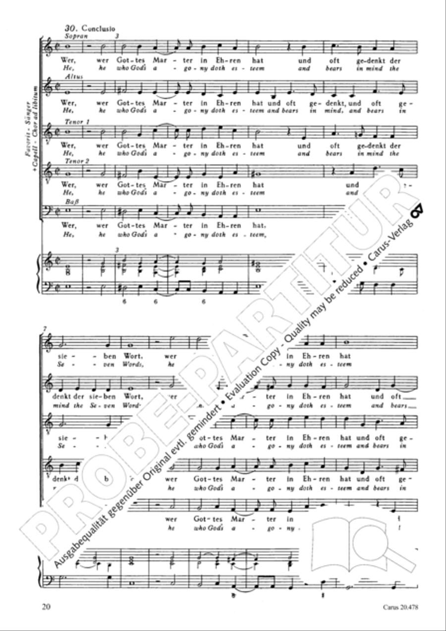 The seven last words from the cross SATTB scores gallery preview page 27