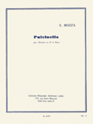 Book cover for Pulcinella (clarinet & Piano)