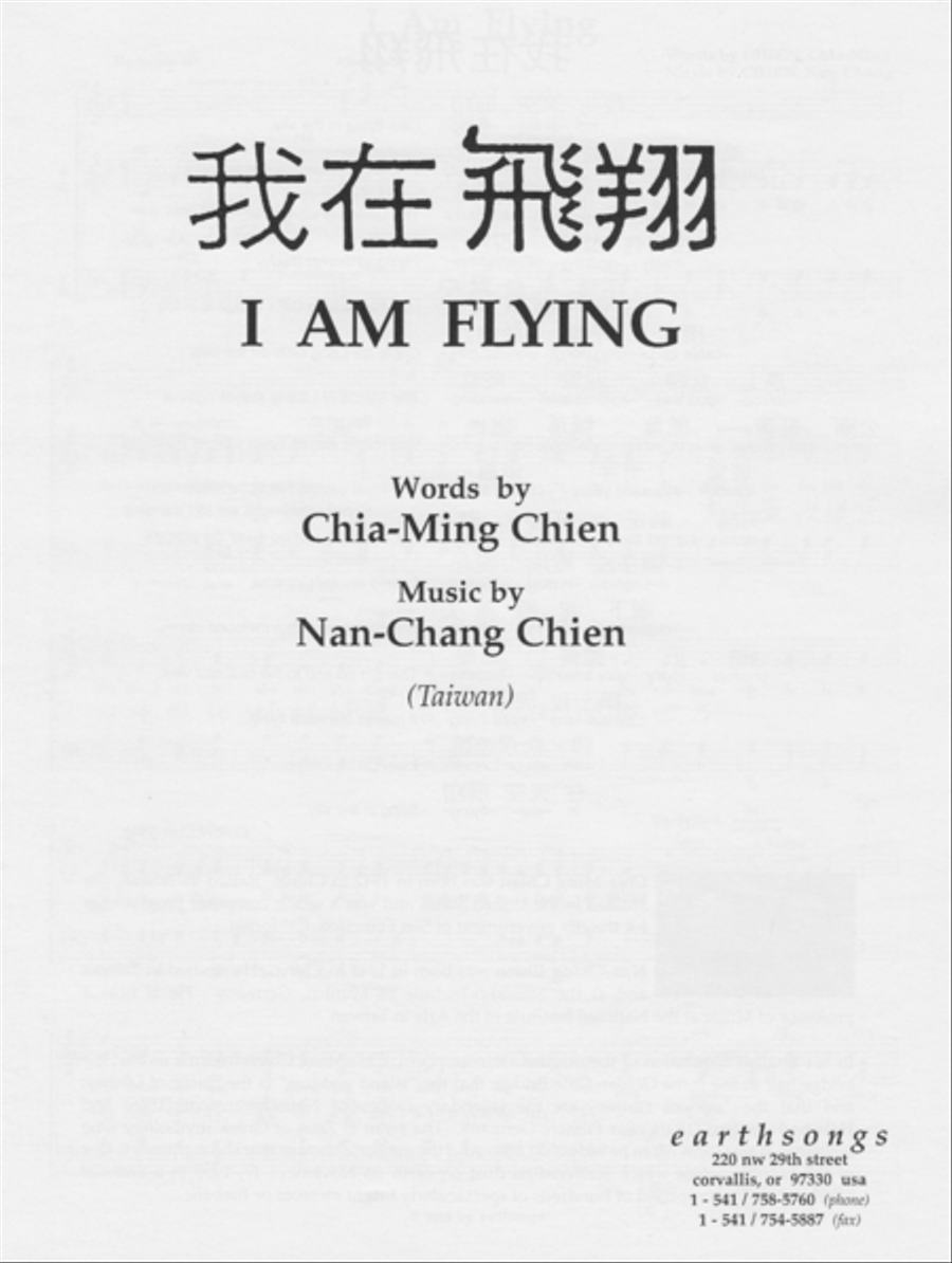 I am flying I am flying 4-Part scores gallery preview page 1