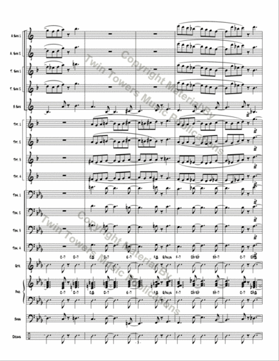 Dakashuffle Jazz Ensemble scores gallery preview page 6
