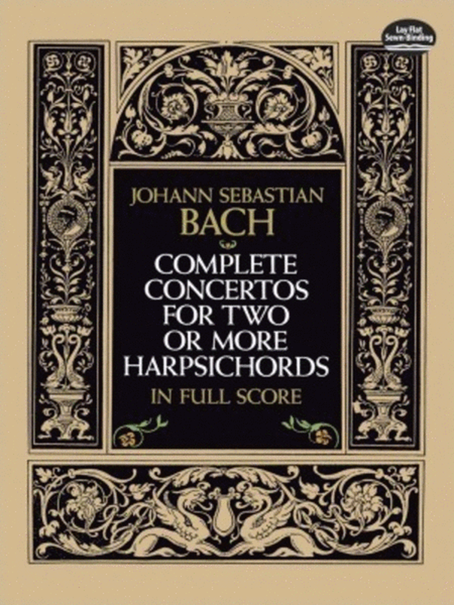 Bach - Concertos For 2 Or More Harpsichord Full Score