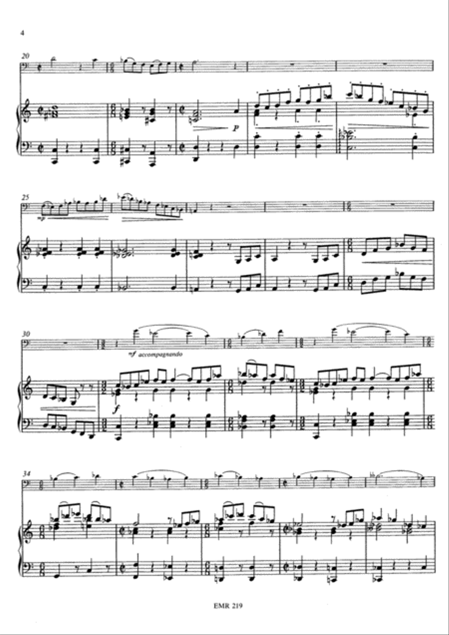 Trombone Concerto No. 2 Piano Accompaniment scores gallery preview page 5