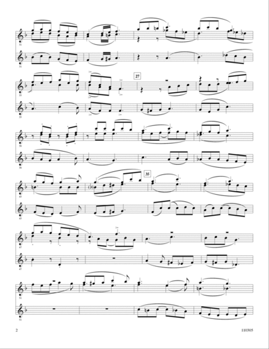 Praise Him, Praise Him (unacc) Flute Trio scores gallery preview page 3
