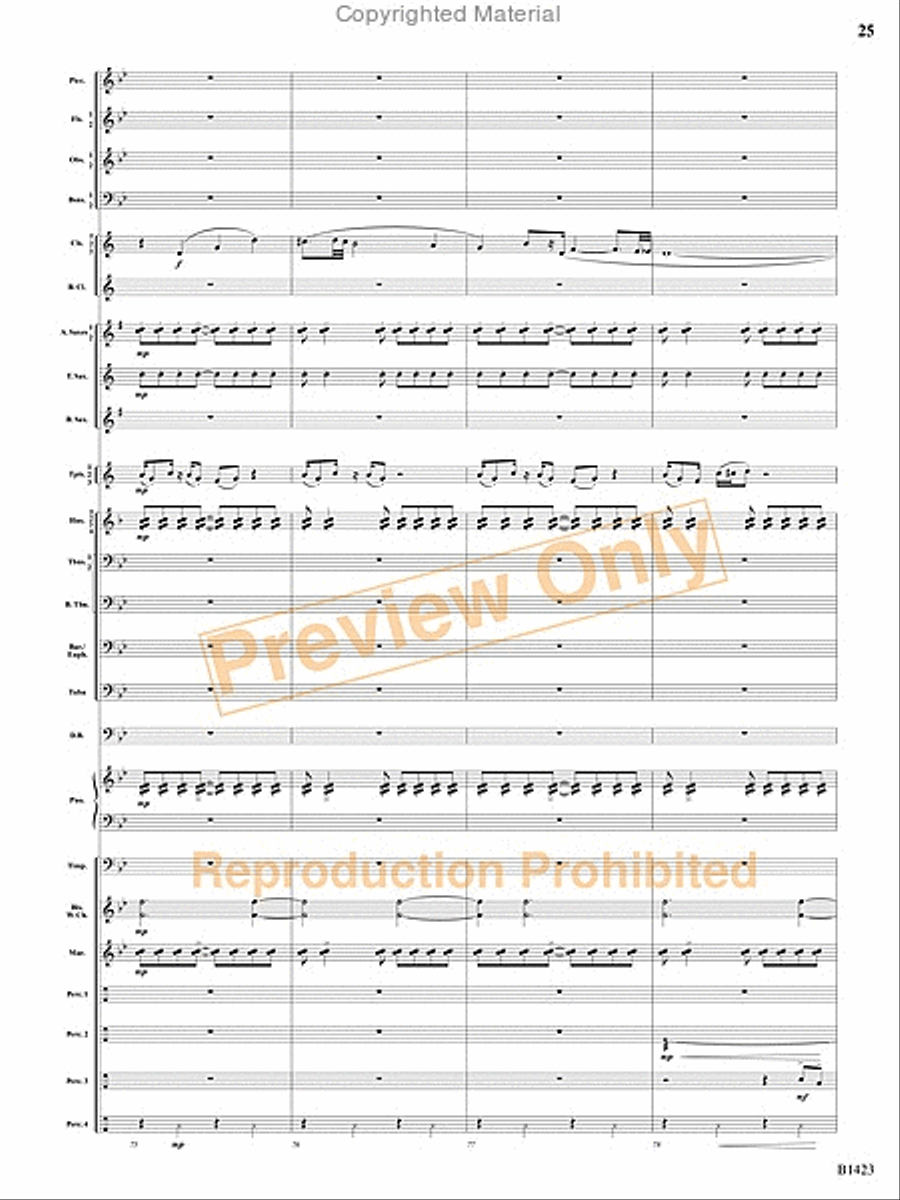 Dakota Fanfare Concert Band scores gallery preview page 56