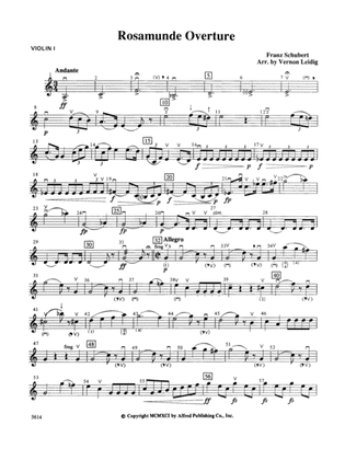 Rosamunde Overture, Opus 26: 1st Violin