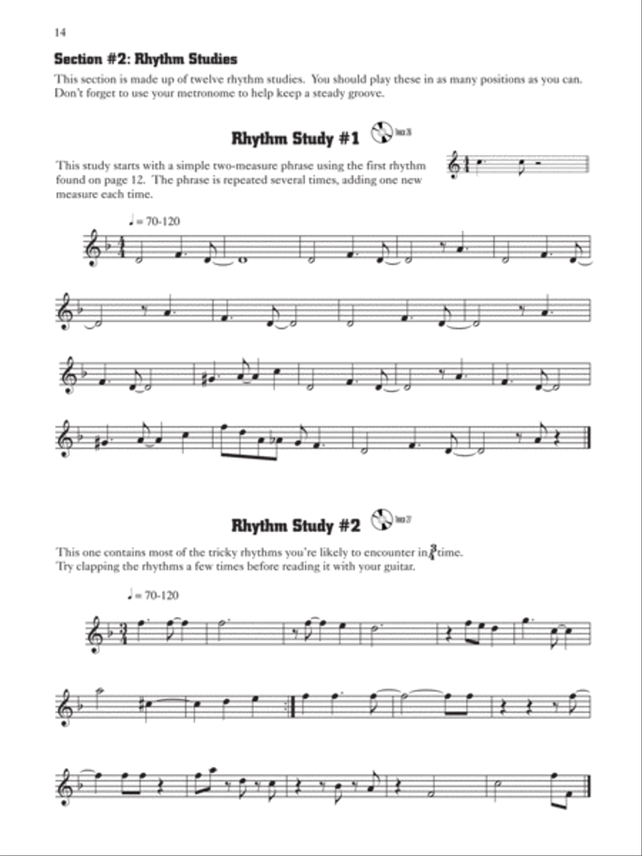 Jazz Guitar Sight-Reading Electric Guitar scores gallery preview page 11