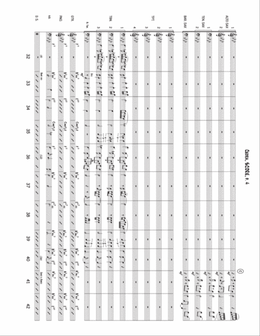 Ceora Jazz Ensemble scores gallery preview page 4