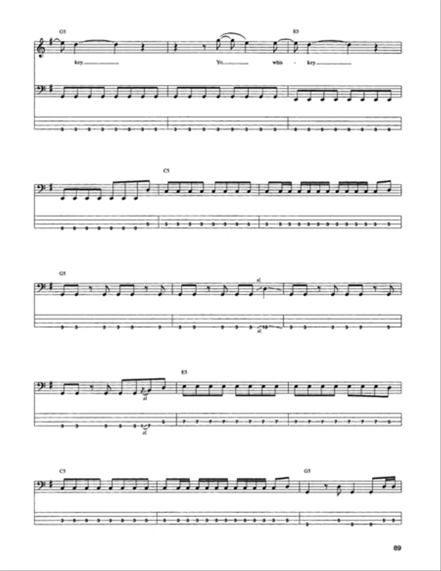 Whiskey In The Jar Guitar Tablature scores gallery preview page 4