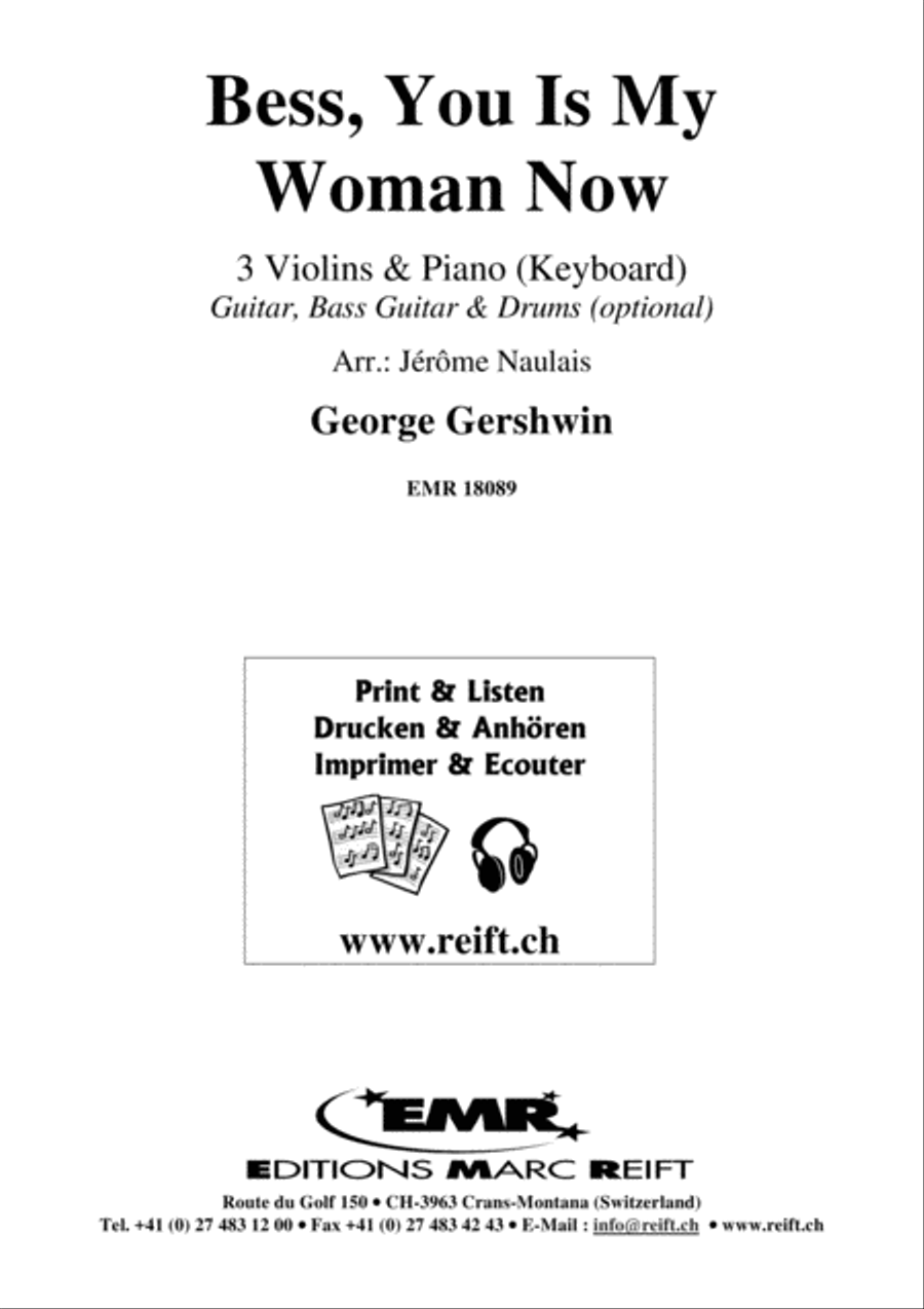 Bess, You Is My Woman Now Violin scores gallery preview page 2