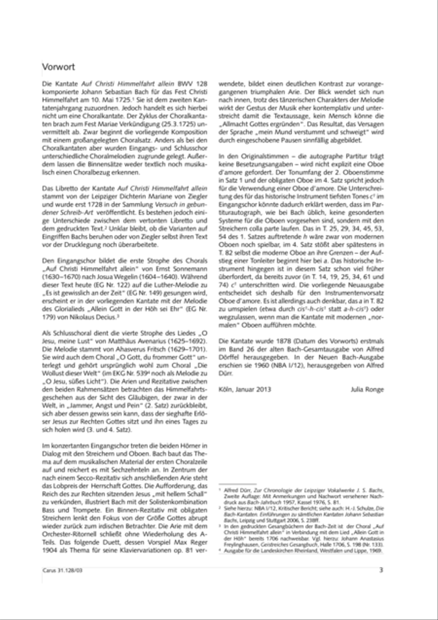 On Jesus Christ's ascent on high (Auf Christi Himmelfahrt allein) ATB scores gallery preview page 4