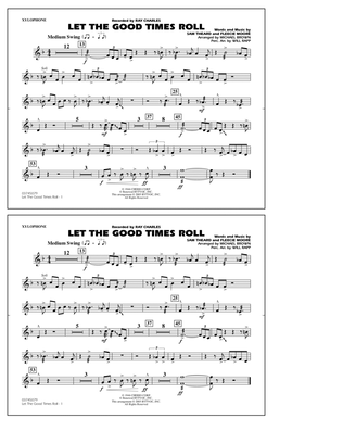 Let the Good Times Roll (arr. Michael Brown) - Xylophone