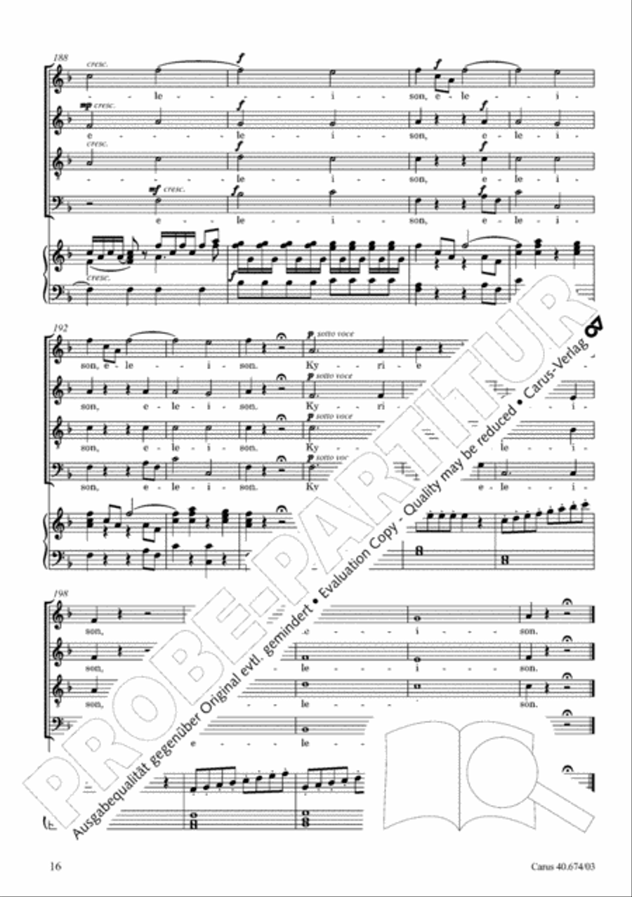 Messa di Rimini 4-Part scores gallery preview page 21