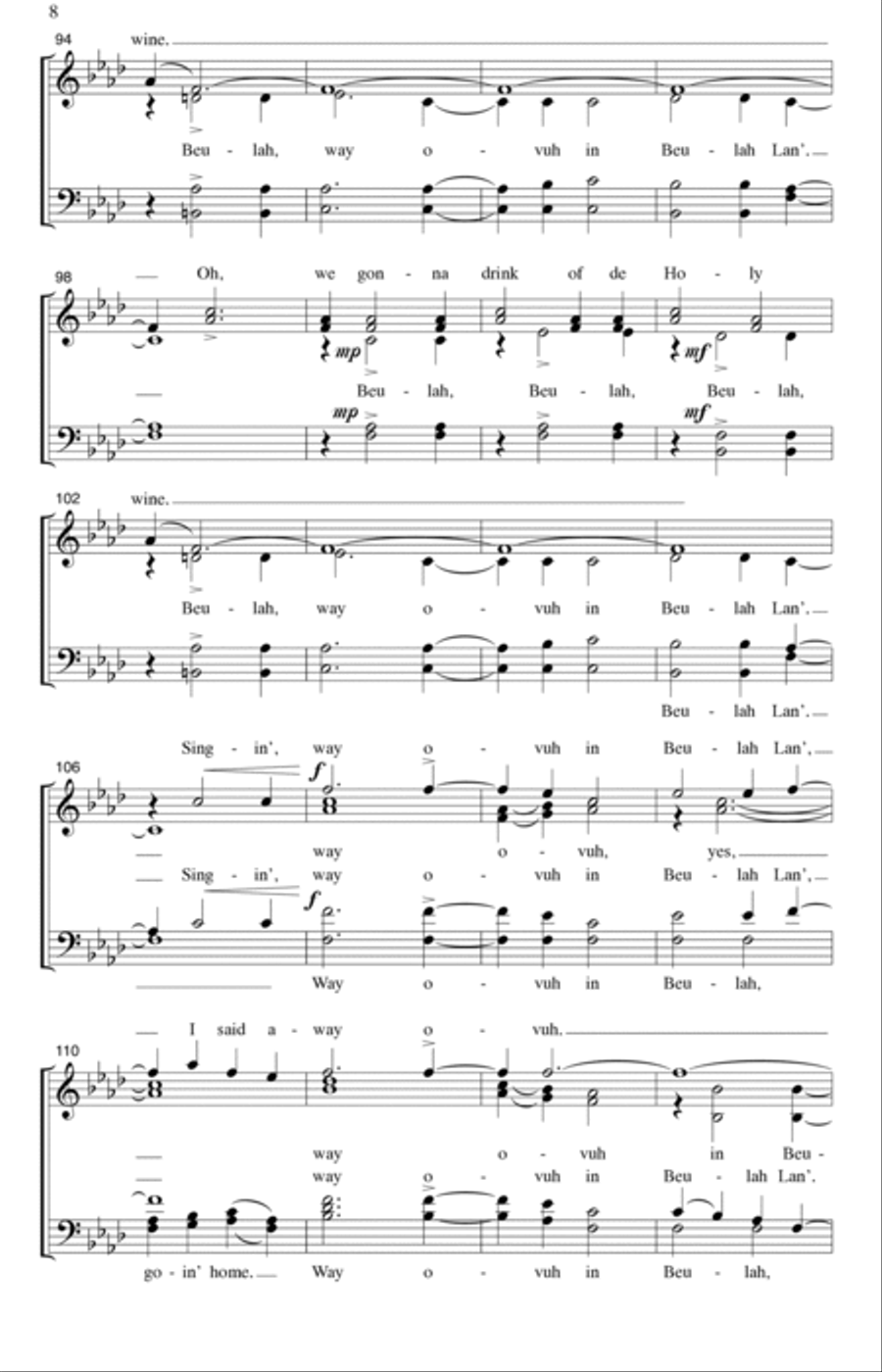 Way Over In Beulah Lan' Divisi scores gallery preview page 6