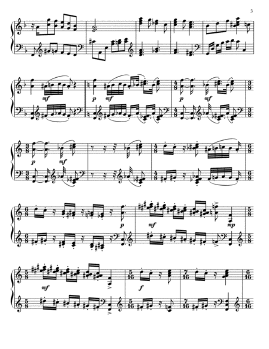 Lullaby for My Son Piano Solo scores gallery preview page 3