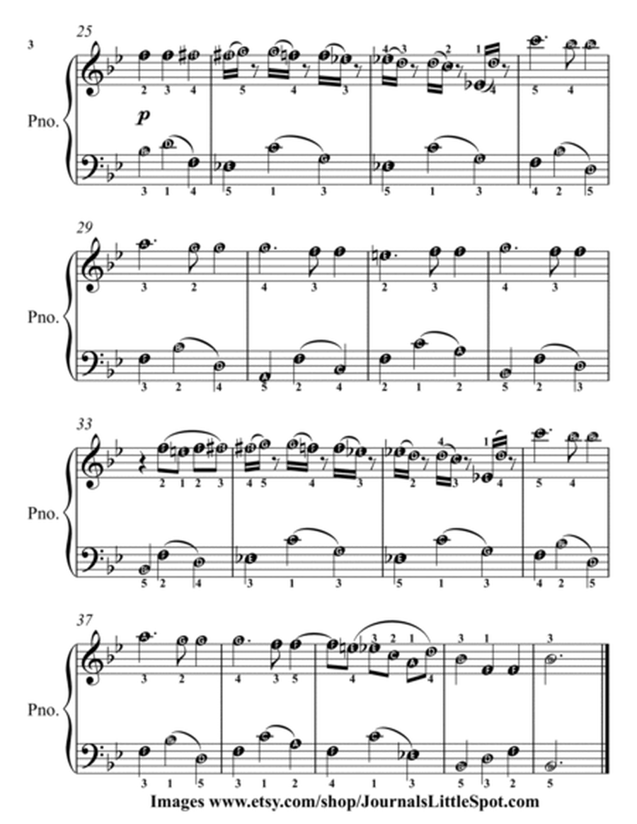 Beautiful Viennese Waltzes for Easiest Piano Booklet B