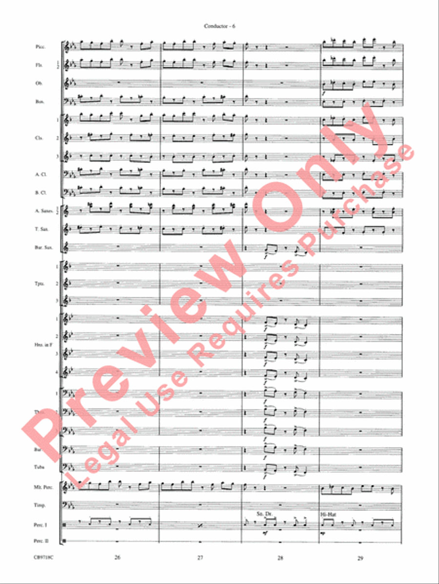 Gershwin! (Medley) Gershwin! (Medley) Concert Band scores gallery preview page 9