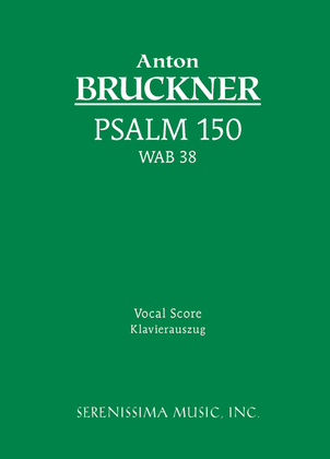 Book cover for Psalm 150, WAB 38