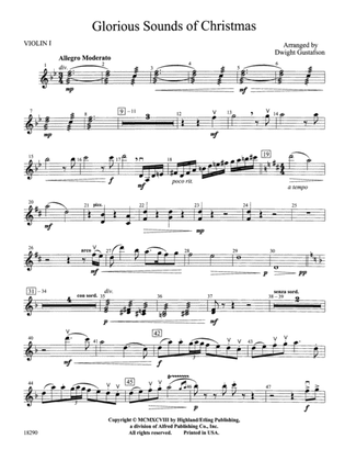 Glorious Sounds of Christmas: 1st Violin