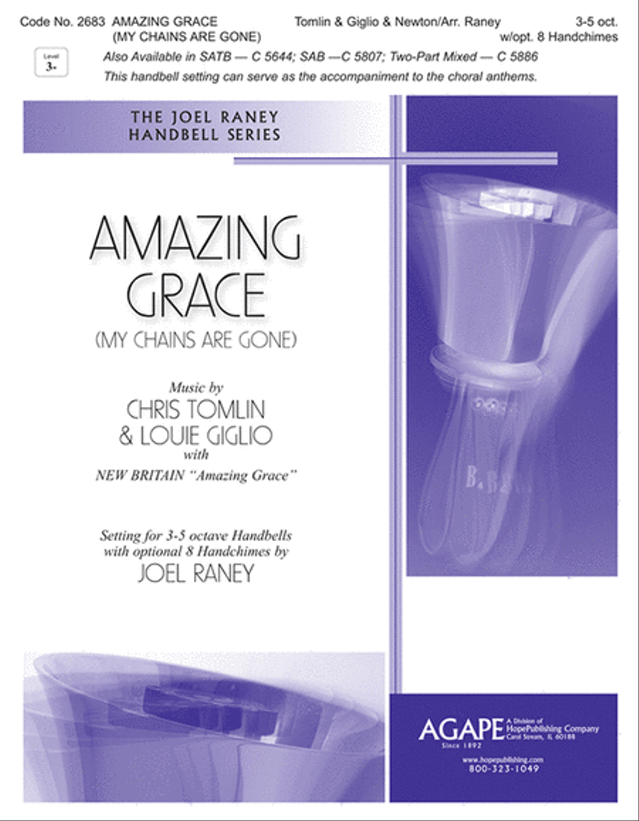 Amazing Grace (My Chains Are Gone) Amazing Grace (My Chains Are Gone) 5-Octaves scores gallery preview page 1