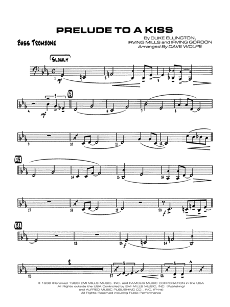 Prelude to a Kiss: 4th Trombone