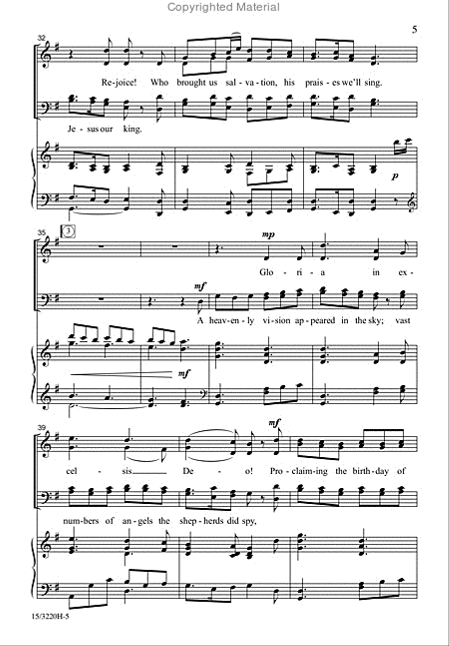 Rejoice and Be Merry! Rejoice and Be Merry! 4-Part scores gallery preview page 5