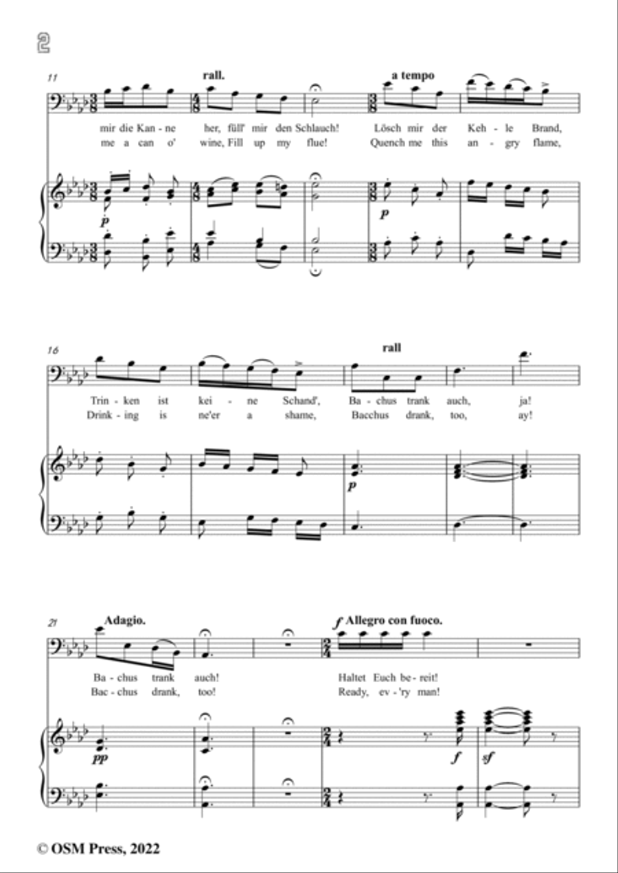 Nicolai-Als Bublein klein,in A flat Major,from Die Lustigen Weiber Voice scores gallery preview page 4