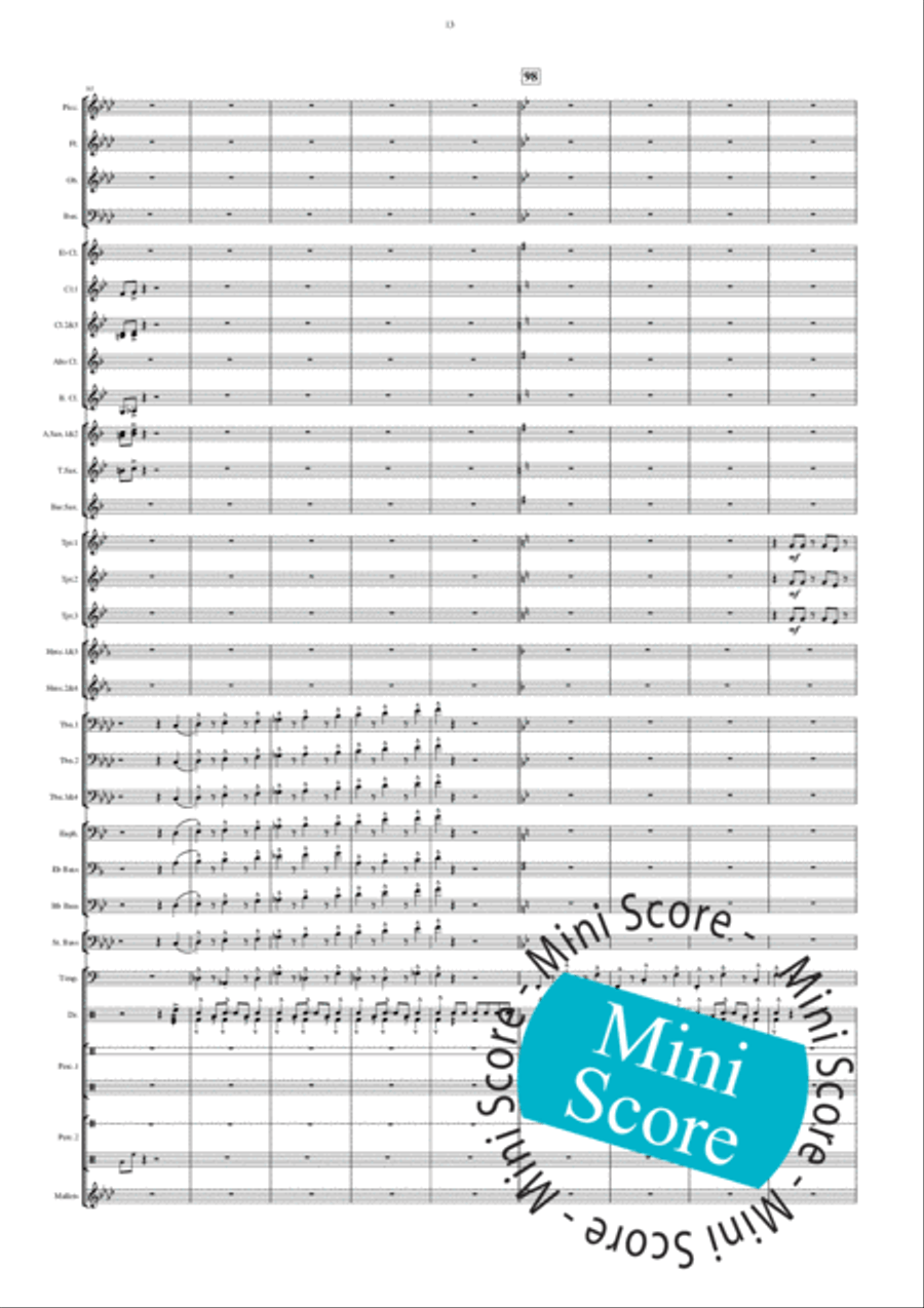 Car Car Concert Band scores gallery preview page 17