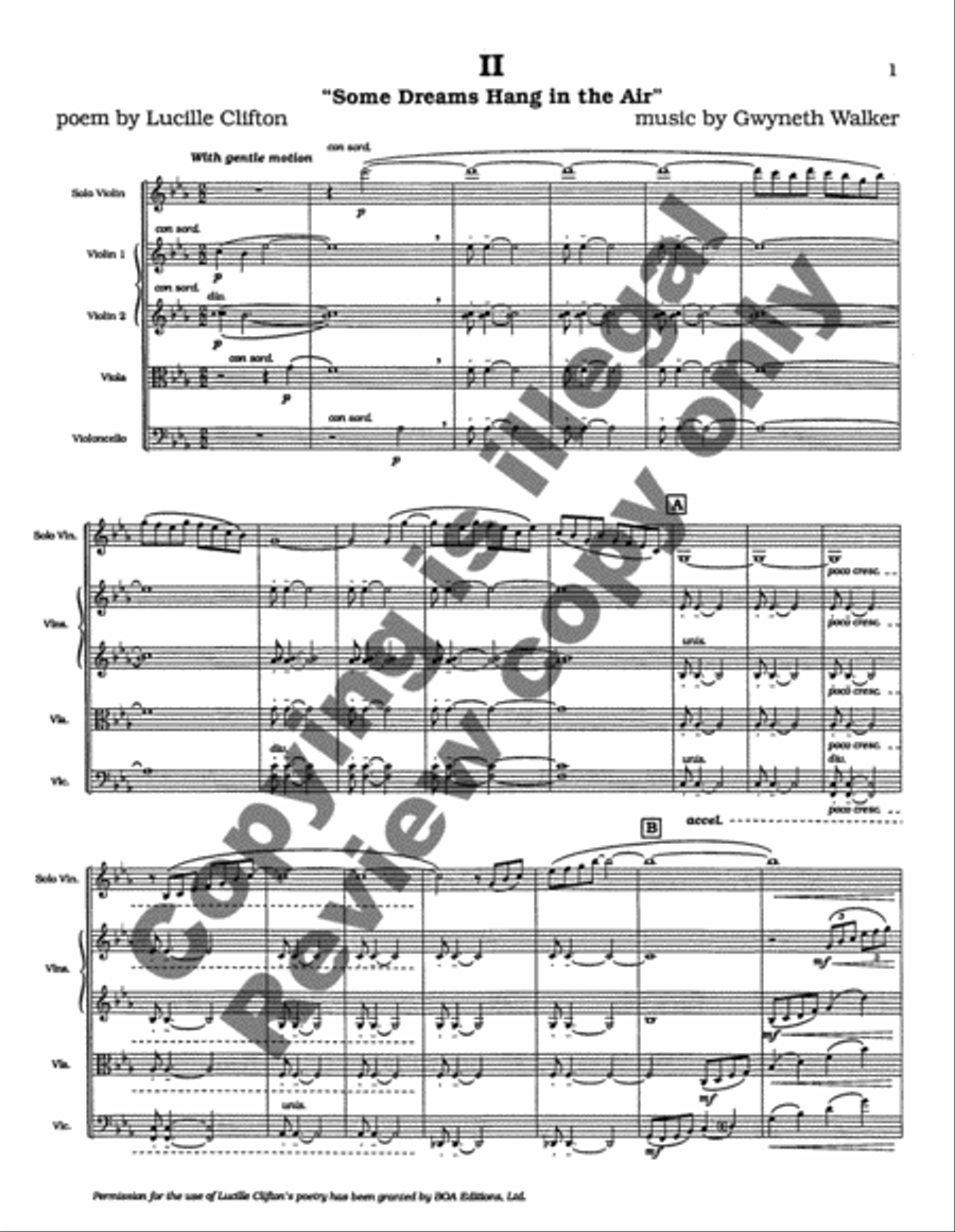 Dreams and Dances (Full Score) Choir scores gallery preview page 5